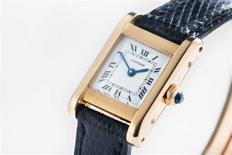 vintage gold cartier tank|cartier gold tank watch vintage.